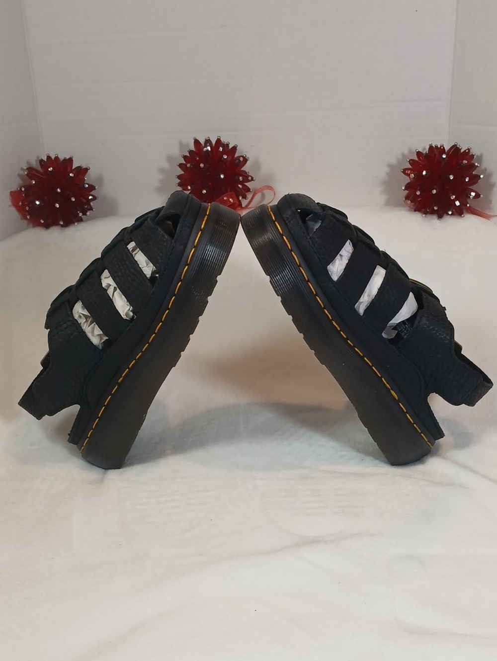 Dr. Martens Wrenlie Grizzly Leather Fisherman Sandals Unisex 7M/ 8W - Picture 7 of 15